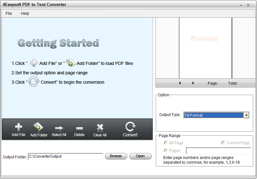 Click to view 4Easysoft PDF to Text Converter 3.0.32 screenshot