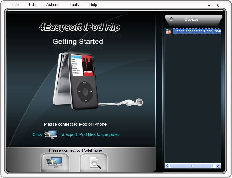 Click to view 4Easysoft iPod Rip 4.0.30 screenshot
